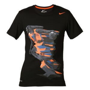 Nike Men Printed Blur Face Black T-shirt
