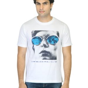 Locomotive Men White Printed T-shirt
