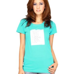 Inkfruit Women's To do List Sea Green T-shirt