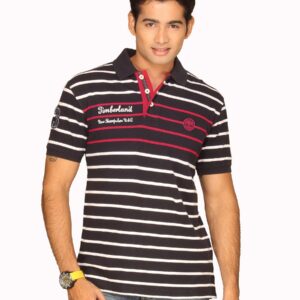 Timberland Men's Nautical Stripe Pique Navy T-shirt