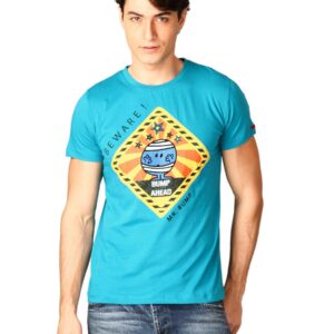Mr.Men Men's Teal Green Yellow T-shirt