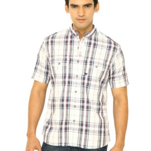 Wrangler Men Malbork White Shirt
