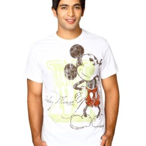 Mickey Men's Big White T-shirt