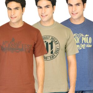 Classic Polo Men Printed pack of 3 Tshirts