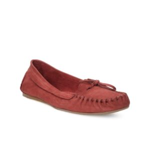 Enroute Women Red Moccasins