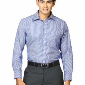 John Miller Men Blue stripes Shirts
