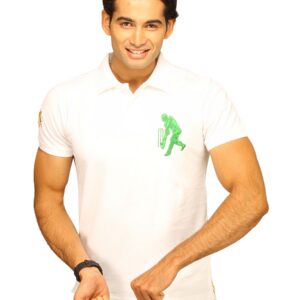 Sher Singh Men's White Polo T-shirt