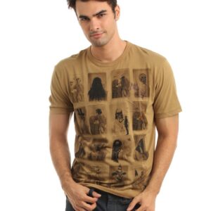French Connection Men Brown Printed T-shirt