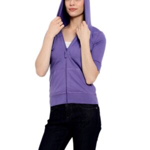 Wrangler Women Solid Purple Jacket