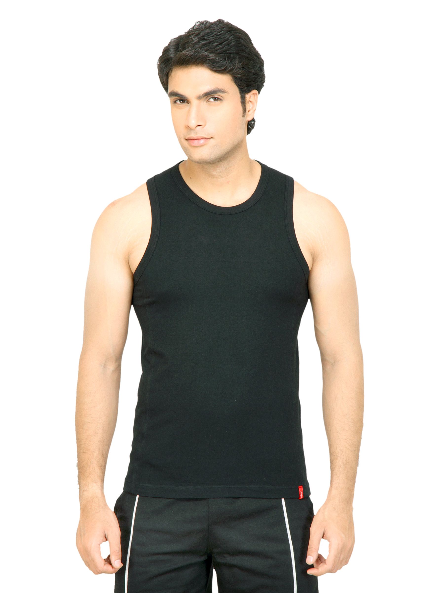 Levis Men Comfort Style Black Innerwear Vest