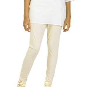 Aurelia Women Solid Cream Leggings
