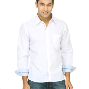 Indigo Nation Men Formal Shirt White Shirts
