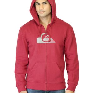 Quiksilver Men Red Printed Sweatshirt