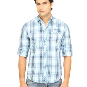 Locomotive Men Check Blue Shirt