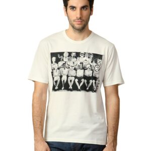 French Connection Men Off White T-shirt