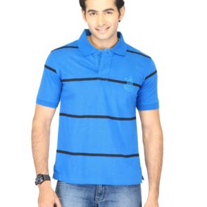 Classic Polo Men Solid Blue Tshirts
