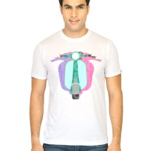 Probase Men Printed White Tshirts