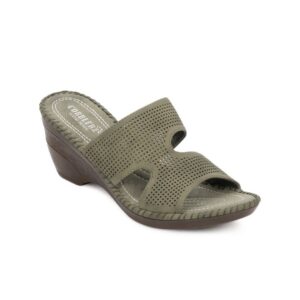 Cobblerz Women Olive Green Sandals