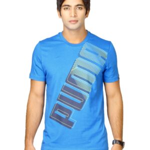 Puma Men's Tech Graphic Blue T-shirt