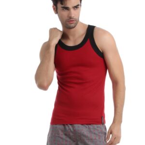 Chromozome Men Red Innerwear Vest