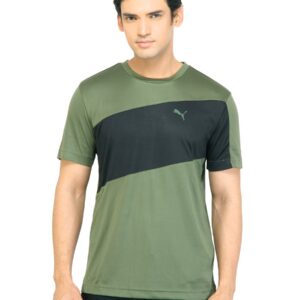 Puma Men Team SS Chive-Olive Tshirts