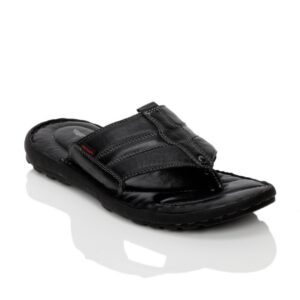 Red Tape Men Black Sandals