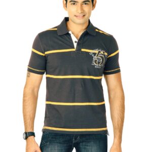 Status Quo Men Grey Polo Tshirts