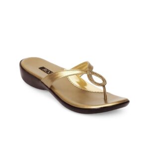 Rocia Women Golden Sandals