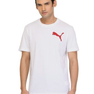 Puma Men Pounce Graphic White T-shirt