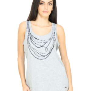 s.Oliver Women Printed Grey Top