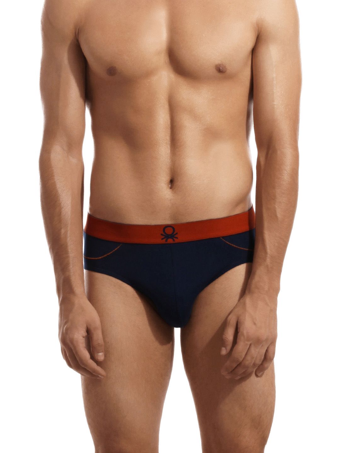Undercolors of Benetton Men Black V-Brief