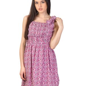 Jealous 21 Women Pink Printed Dress