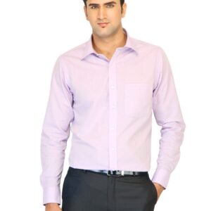 Belmonte Men Solid Purple Shirts