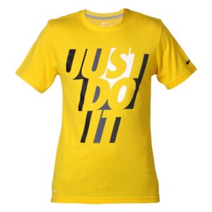 Nike Men Yellow Just Do It T-shirt