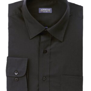 Arrow Men Solid Black Shirts