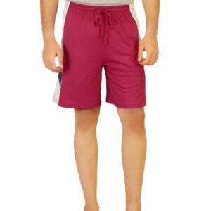 Hanes Men Knitted Red Shorts
