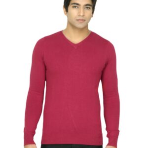 United Colors of Benetton Men Solid Red Sweater