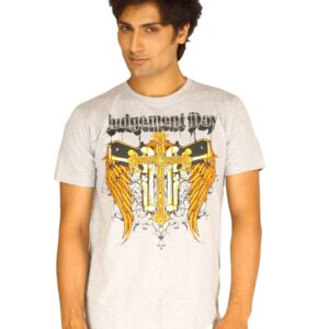 Guerrilla Men's Judgement Day Grey T-shirt