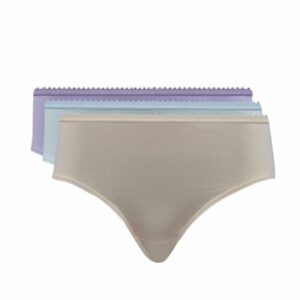 Beyouty Women B01 Combo2 Fashion  Low-Rise Pack of 3 Breifs