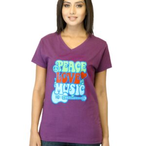 Tantra Women Hippy Purple T-shirt