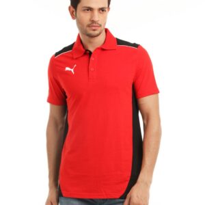 Puma Men Red Foundation Polo T-shirt