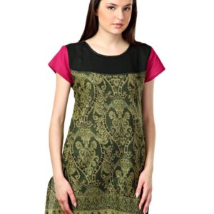 Span Women Olive Green Kurta