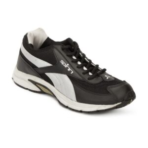 Spinn Men Black Track Runner Sports Shoes