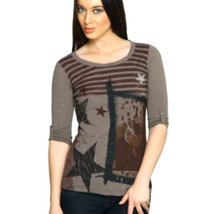 Jealous 21 Women Jealous Ebony Brown Top Brown Tops