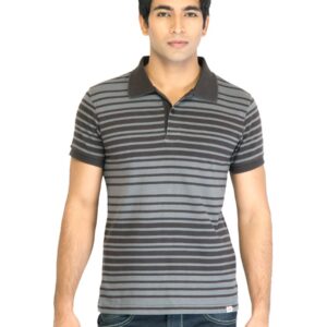 Levi's Men Stripes Brown Tshirts