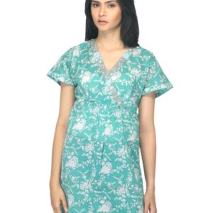 Fabindia Women Printed Green Kurtis