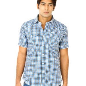 Flying Machine Men Ydc Blue Shirts