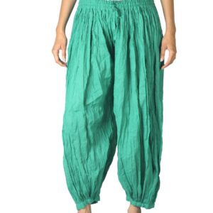 Fabindia Women Green Harem Pants