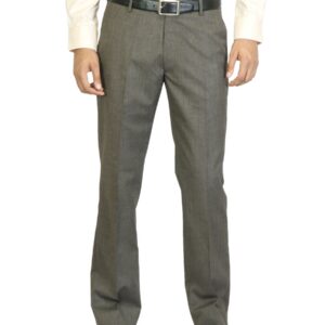Arrow Men Brown Flat Front Trousers