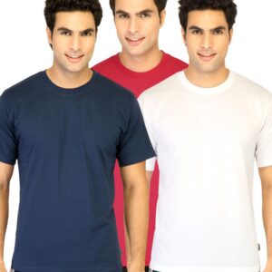Hanes Men Half Sleeve Crew Pack of 3 Red Innerwear T-shirts